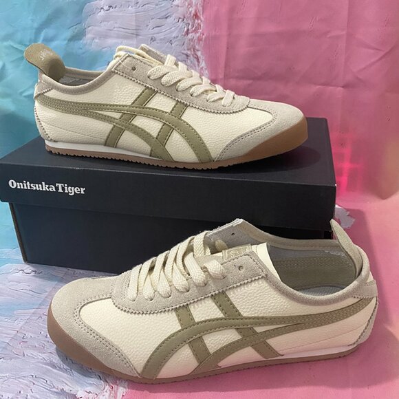 Onitsuka Tiger MEXICO 66 Light Brown Men's Sneakers - Picture 7 of 9